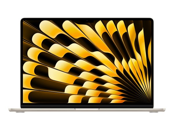 Apple MacBook Air 15", Polarstern, M4 Chip mit 10-Core CPU, 10-Core GPU und 16-Core Neural Engine, 1