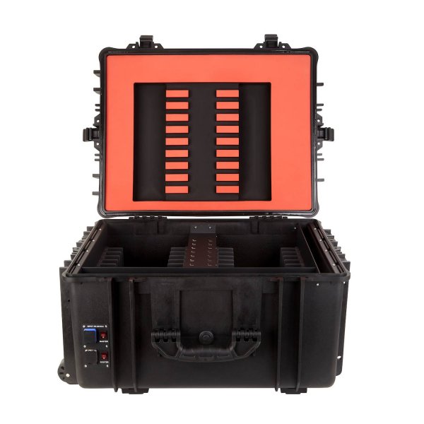 DEQSTER KT16C-PD (Schnellladefunktion) USB-C Tablet-Koffer für 16 iPads, Android oder Windows-Tablet